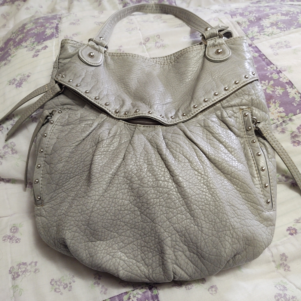 Marc Ecko Crushed Leather Handbag